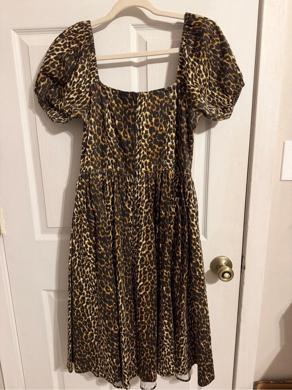 Vixen by Micheline Pitt Leopard Print Midi Dress - Picture 3 of 5